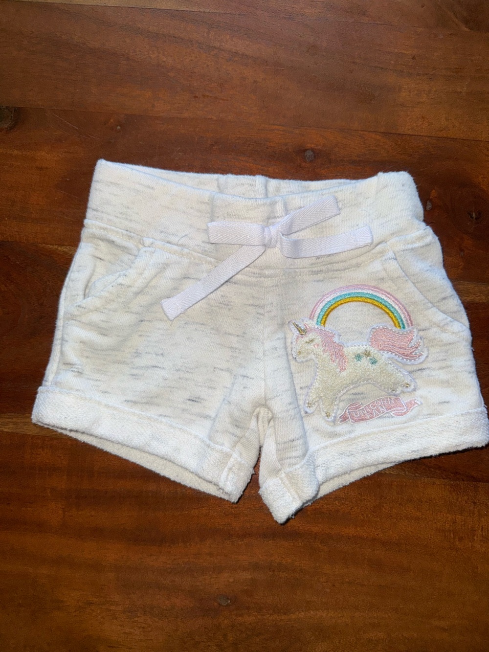 Reflex White Kids Unicorn‎ Rainbow Shorts